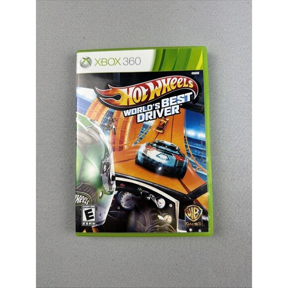 Other - Hot Wheels World's Best Driver Xbox 360 Game CD With Case And Booklet